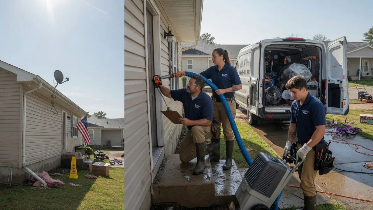 Ceiling Water Damage Restoration in Belle, MO near me